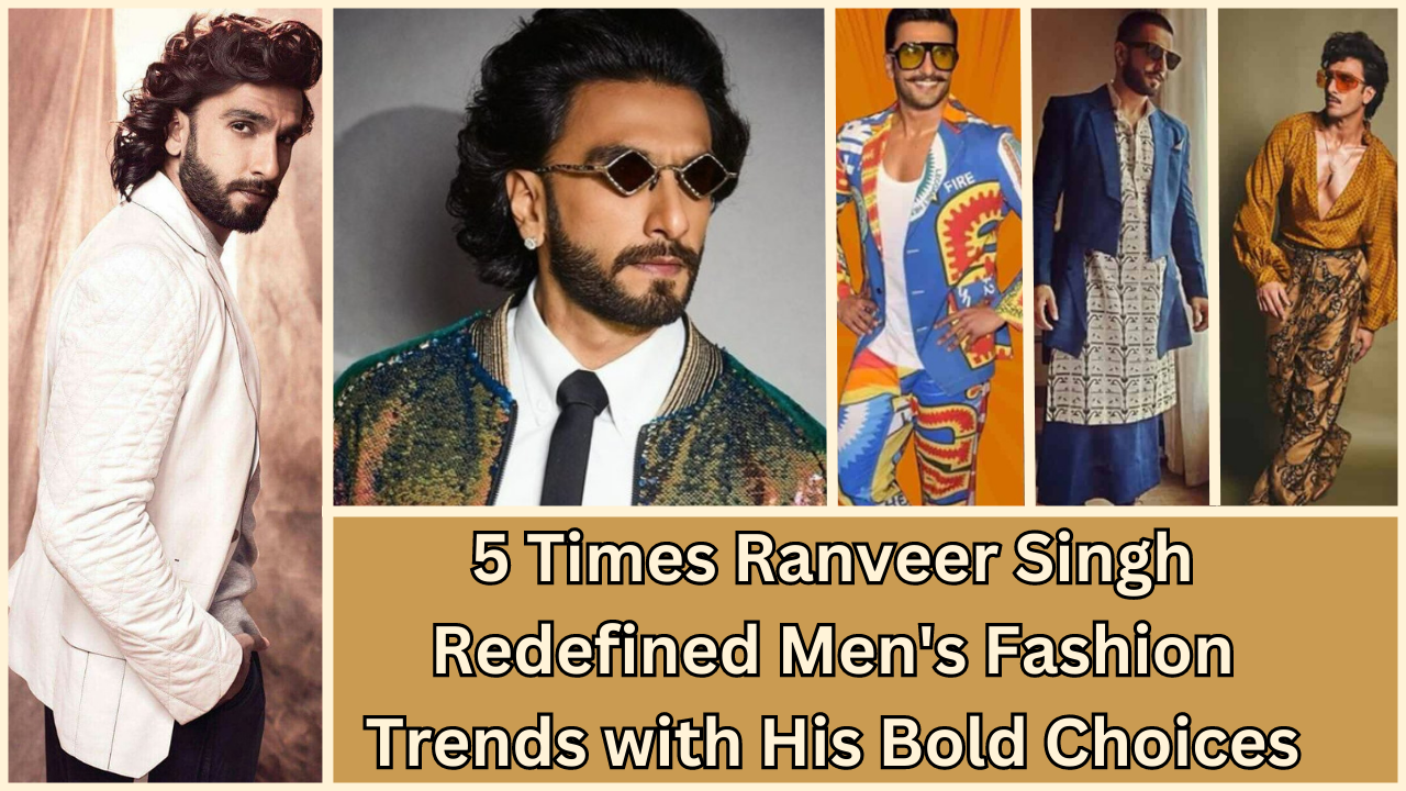 Ranveer Singh turns 38: The redefiner of men's fashion in